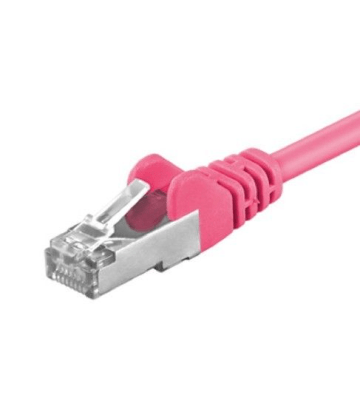 CAT5e FTP patchkabel 7,50m Roze
