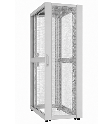 42 HE 19” Datacenter Serverschrank, mit perforierter Fronttür (BxTxH) 800 x 1000 x 2000mm Grau