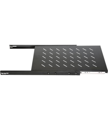 Ausziehbarer Fachboden – maximales Gewicht 18 KG  – 1 HE - 550mm Tief