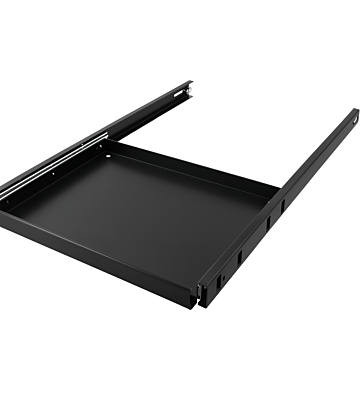 1U, 19 inch uitschuifbaar legbord, voor 1000mm diepe serverkasten