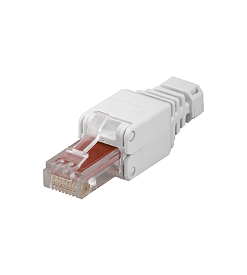 DANICOM UTP CAT6 Toolless RJ45 Netzwerkstecker - für flexibele und massive UTP Kabel