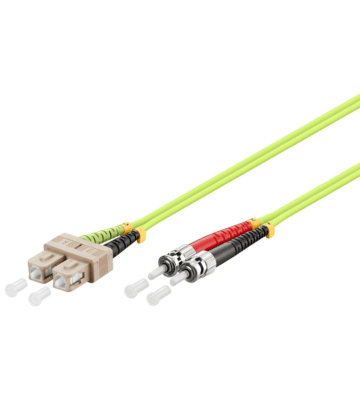 Glasfaserkabel SC-ST OM5 Duplex Patchkabel –7,5 Meter