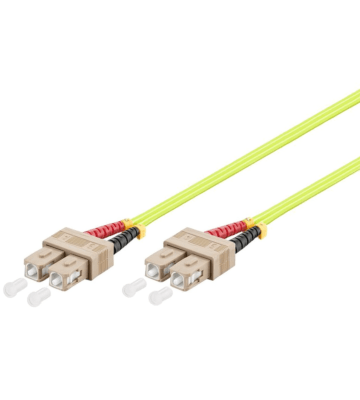 Glasfaserkabel SC-SC OM5 Duplex Patchkabel – 1 Meter