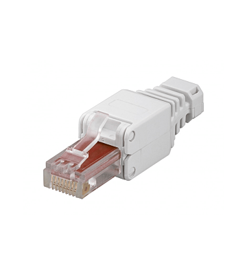 DANICOM UTP CAT5e Toolless RJ45 Netzwerkstecker - für flexibele und massive UTP Kabel