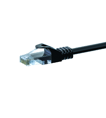 CAT5e Netzwerkkabel, U/UTP, 5 meter, Schwarz, 100% Kupfer