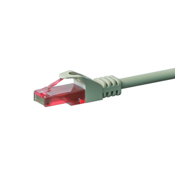 CAT6 Netzwerkkabel, U/UTP, 5 meter, Grau, 100% Kupfer