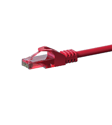 CAT6 Netzwerkkabel 100% Kupfer - U/UTP - 1,50 Meter - Rot