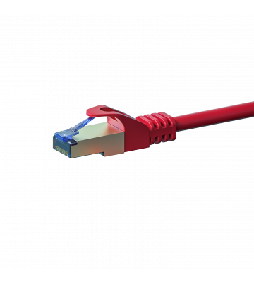 CAT 6a Netzwerkkabel LSOH - S/FTP - 0,50 Meter - Rot