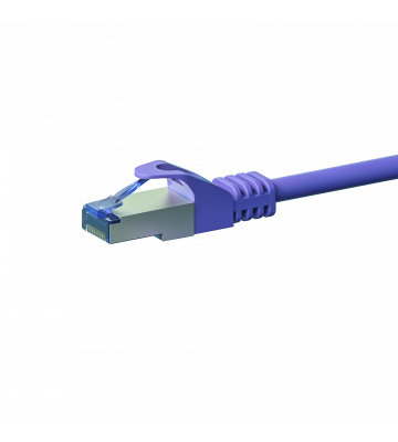 CAT 6a Netzwerkkabel LSOH - S/FTP - 1 Meter - Violett