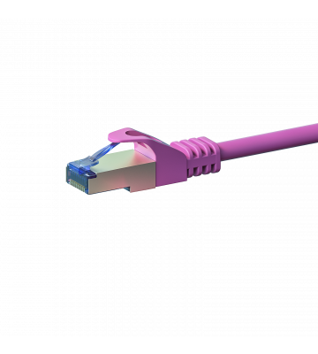CAT 6a Netzwerkkabel LSOH - S/FTP - 2 Meter - Rosa