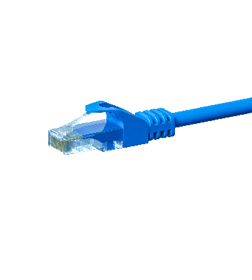 CAT 5e Netzwerkkabel U/UTP – 10 Meter -  Blau - CCA