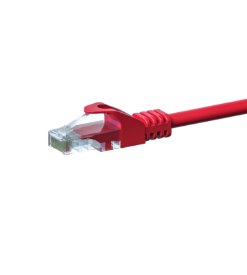 CAT 5e Netzwerkkabel U/UTP – 5 Meter -  Rot - CCA