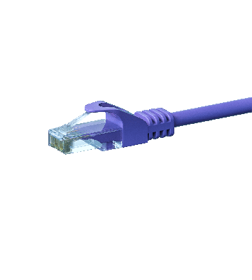 CAT 6 Netzwerkkabel U/UTP - 15 Meter - Violett - CCA
