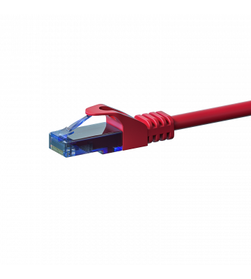 CAT6a Netzwerkkabel 100% Kupfer - U/UTP - 7,50 meter - Rot