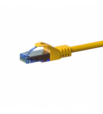 CAT6a Netzwerkkabel 100% Kupfer - U/UTP - 20 Meter - Gelb