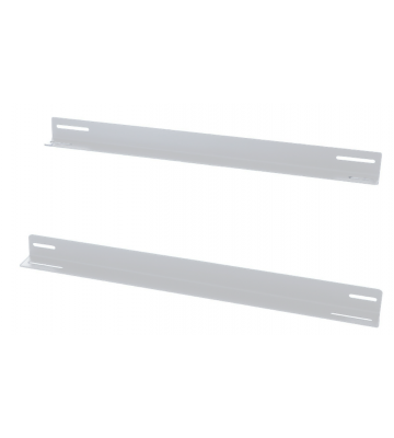 19” Rackschienen für 450mm tiefe Wandschränke - weiß