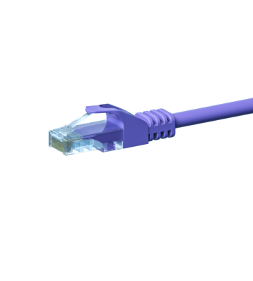 CAT 5e Netzwerkkabel U/UTP – 5 Meter -  Violett - CCA