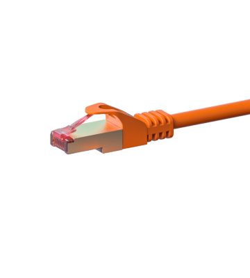 CAT 6 Netzwerkkabel LSOH - S/FTP - 2 Meter - Orange
