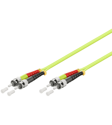 Glasfaserkabel ST-ST OM5 Duplex Patchkabel – 15 Meter