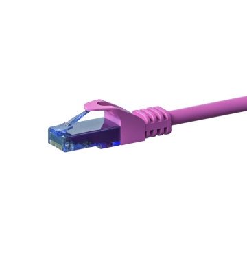 CAT6a Netzwerkkabel 100% Kupfer - U/UTP - 5 Meter - Rosa