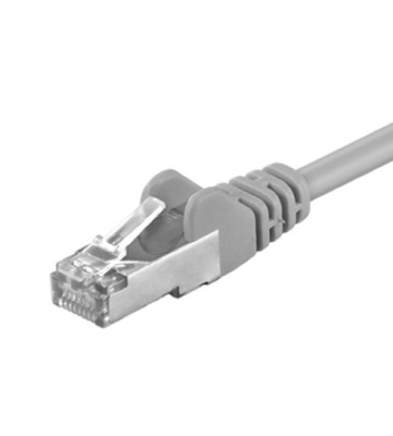 CAT 5e Netzwerkkabel F/UTP – 0,50 Meter - Grau