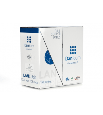 DANICOM CAT6 UTP 305m Starrleiter - LSZH (Eca)