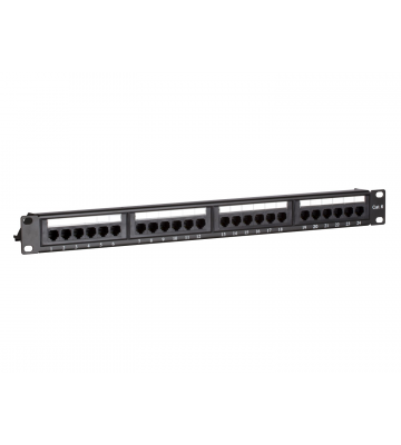Patchpanel 19" CAT6 UTP - 24 ports