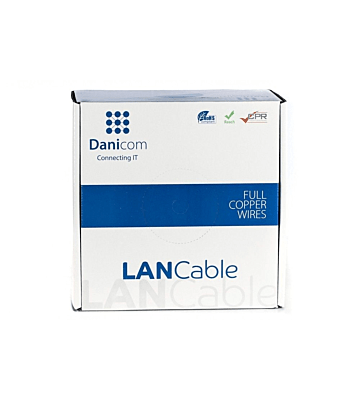 CAT8 S/FTP 50m Starrleiter - LSZH (Dca)