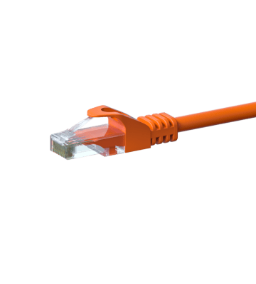 CAT 6 Netzwerkkabel U/UTP - 5 Meter - Orange - CCA