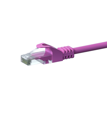 CAT 6 Netzwerkkabel U/UTP - 5 Meter - Rosa - CCA