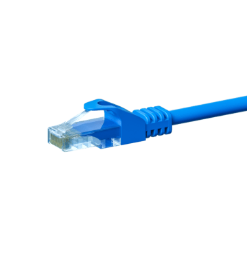 CAT 5e Netzwerkkabel U/UTP – 5 Meter -  Blau - CCA
