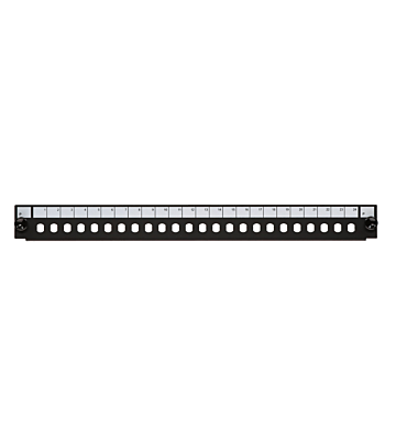 Front ST 24 Ports für 19" Spleißbox