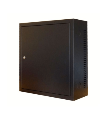 3U Wandschrank mit Metalltür 185mm tief