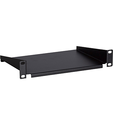 10” Fachboden, 1 HE, für 10” Serverschränke, Schwarz, (BxTxH) 250 x 136 x 44 mm