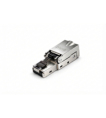 DANICOM S/FTP CAT6a Toolless RJ45 Netzwerkstecker - für Starrleiter