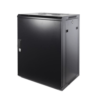12 HE Serverschrank, Wandgehäuse, mit Metalltür (BxTxH) 600 x 600 x 635mm