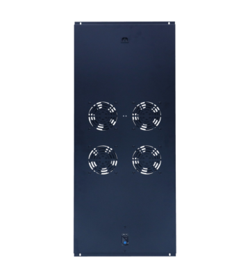 Lüftereinheit - Ventilator Paket mit 4 Ventilatoren und Thermostat geeignet für Serverschränke mit einer Tiefe von 1200mm