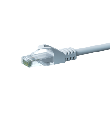 CAT 6 Netzwerkkabel U/UTP - 2 Meter - Weiß - CCA
