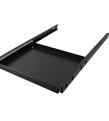 1U, 19 inch uitschuifbaar legbord, voor 1000mm diepe serverkasten