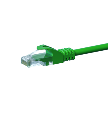 CAT 5e Netzwerkkabel U/UTP – 2 Meter -  Grün - CCA