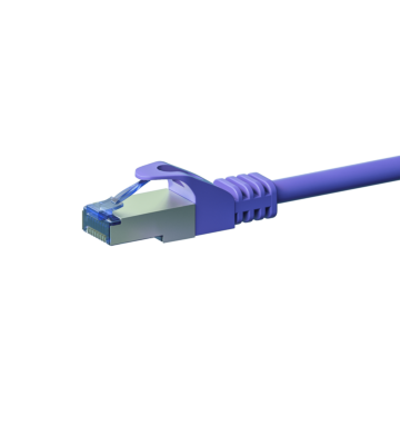 CAT 6a Netzwerkkabel LSOH - S/FTP - 2 Meter - Violett