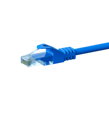 CAT5e Netzwerkkabel, U/UTP, 3 meter, Blau, 100% Kupfer