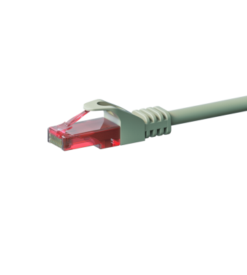 CAT6 Netzwerkkabel, U/UTP, 7,5 Meter, Grau, 100% Kupfer