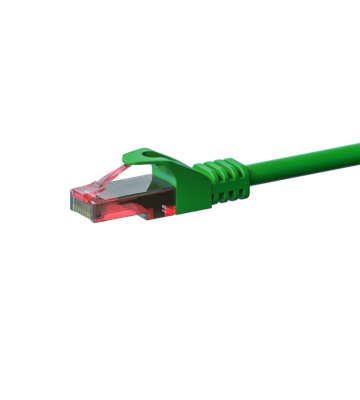 CAT6 Netzwerkkabel, U/UTP, 1.50 meter, Grün, 100% Kupfer