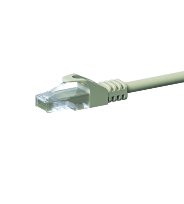 CAT 5e Netzwerkkabel U/UTP – 20 Meter -  Grau - CCA