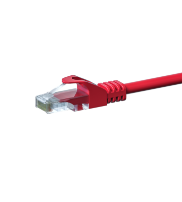 CAT 5e Netzwerkkabel U/UTP – 1,50 Meter - Rot - CCA