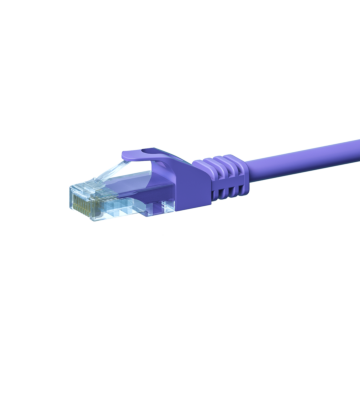 CAT 5e Netzwerkkabel U/UTP – 10 Meter -  Violett - CCA