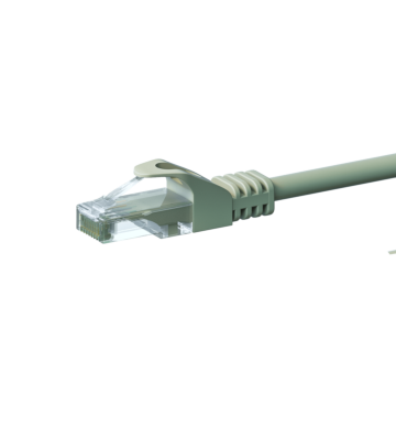 CAT 6 Netzwerkkabel U/UTP - 1,50 Meter - Grau - CCA