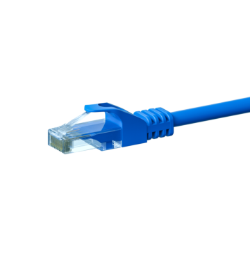 CAT 6 Netzwerkkabel U/UTP - 0,50 Meter - Blau - CCA