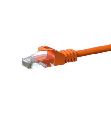 CAT 6 Netzwerkkabel U/UTP - 0,50 Meter - Orange - CCA